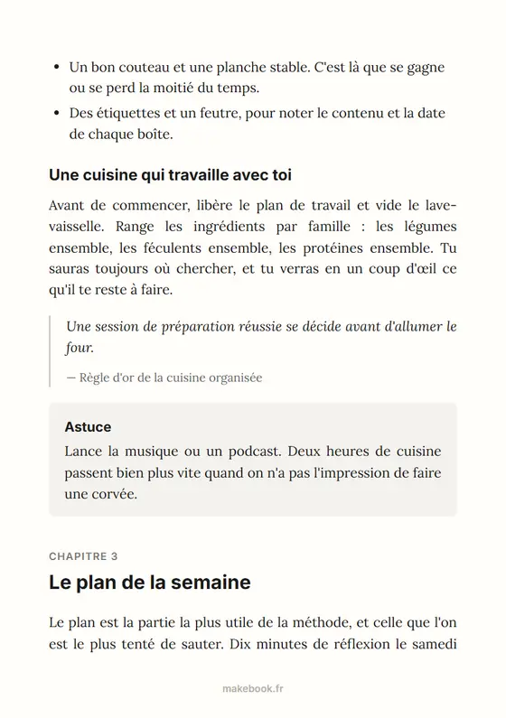 Page 4 de l'ebook d'exemple